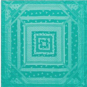 Dancing T Square Scarf in Tiffany Blue® Silk Jacquard